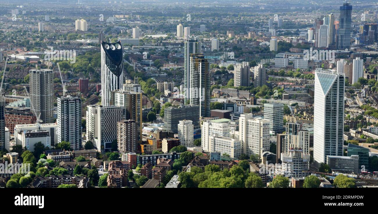 London, UK. 08th Sep, 2019. View of the city with the Thames from Europe's tallest building, the 306-metre-high Shard. Credit: Waltraud Grubitzsch/dpa-Zentralbild/ZB/dpa/Alamy Live News Stock Photo