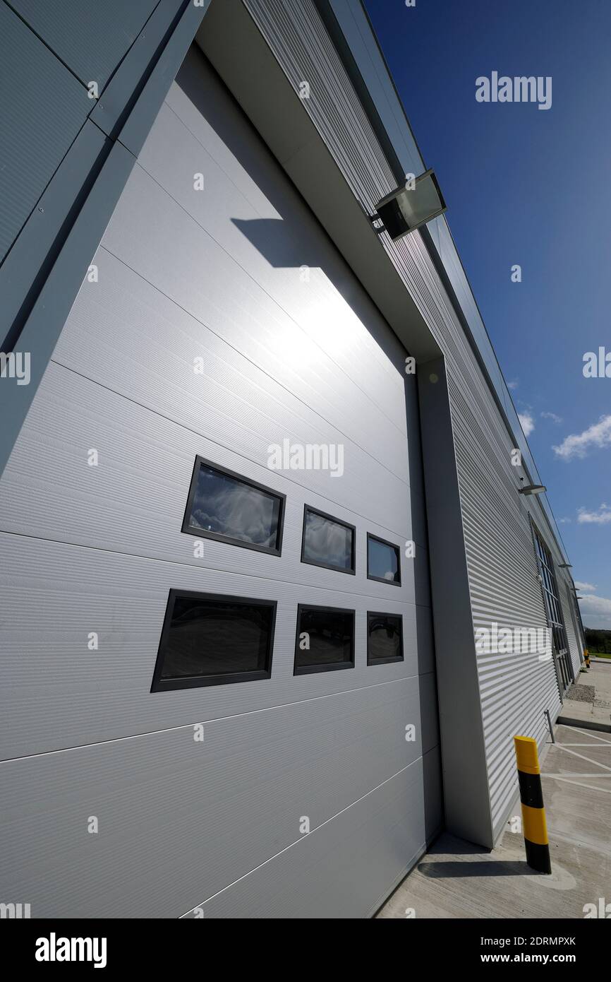 Industrial Units at Hawarden Business Park, North Wales Stock Photo Alamy