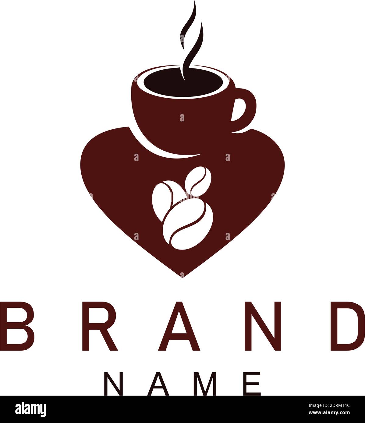 Vector Design Template Coffee Love Stock Illustration - Download Image Now  - Coffee - Drink, Logo, Cafe - iStock, image size:1198x1390