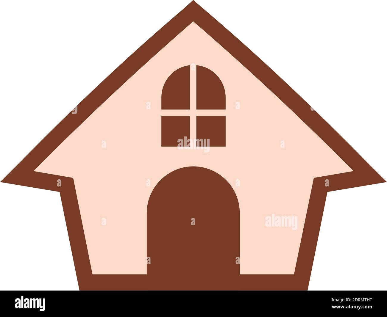 pets house logo icon vector graphic concept design Stock Vector