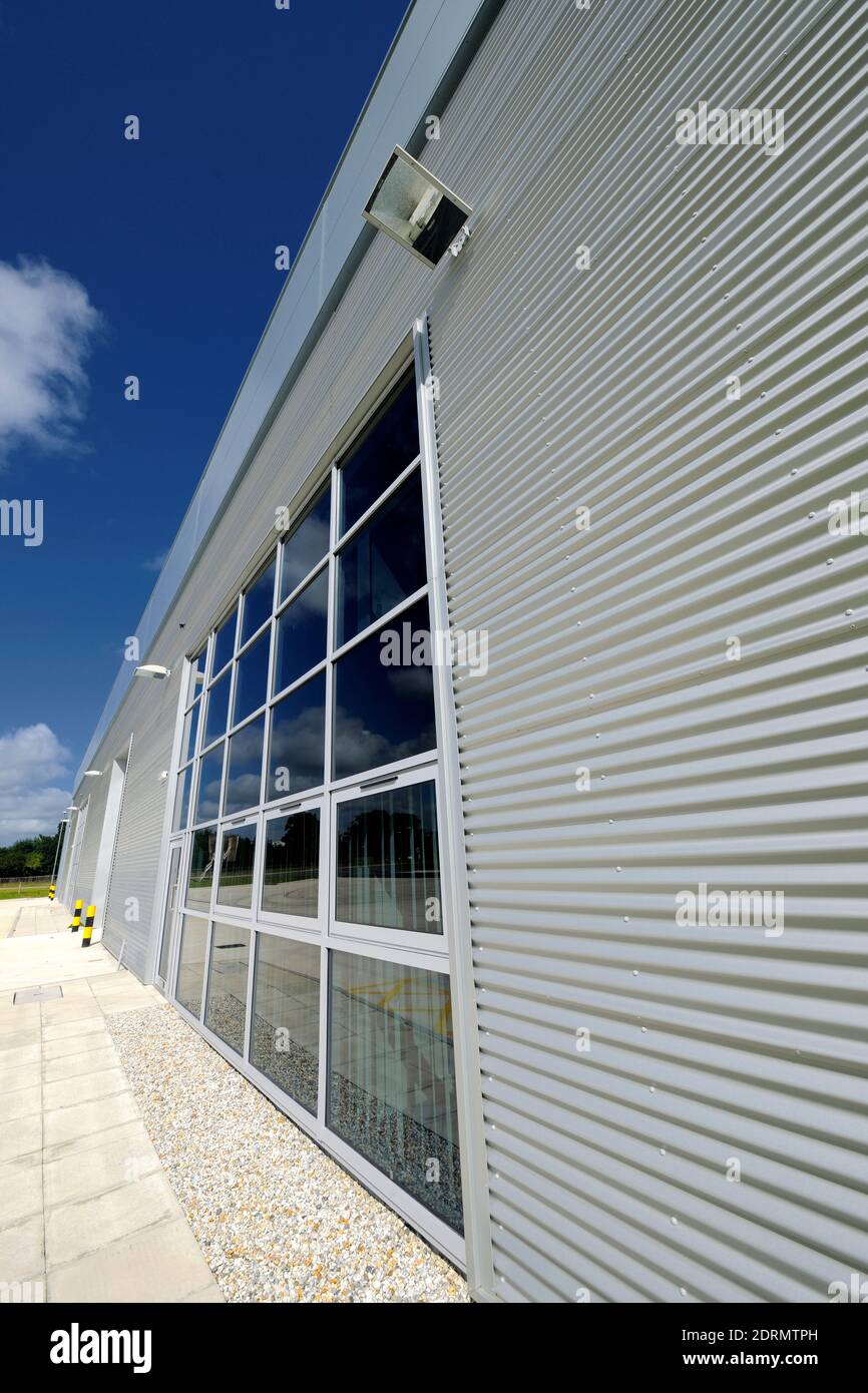 Industrial Units at Hawarden Business Park, North Wales Stock Photo Alamy
