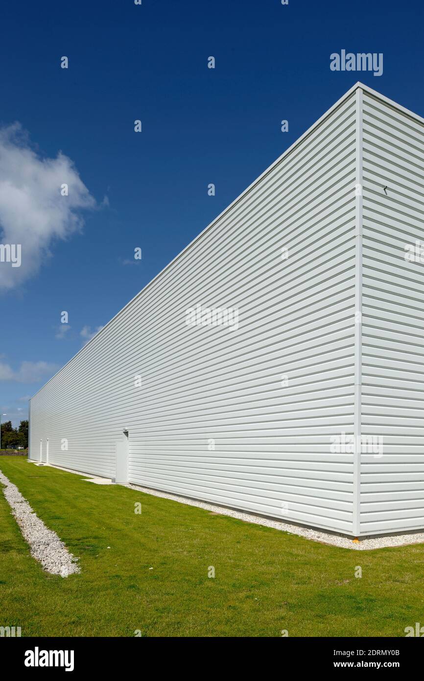 Industrial Units at Hawarden Business Park, North Wales Stock Photo Alamy