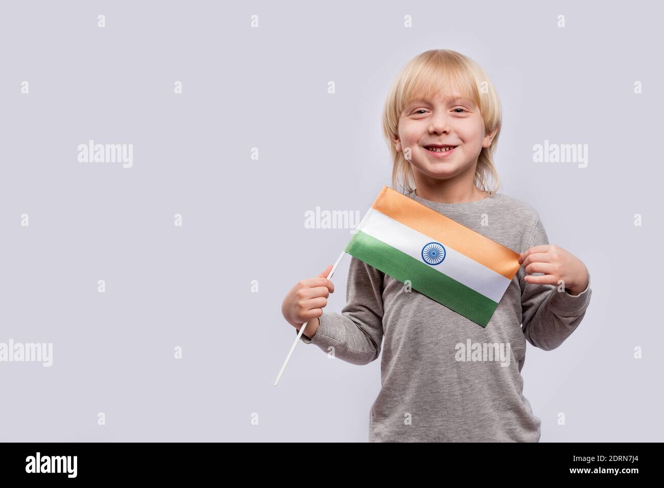 India Flag Children High Resolution Stock Photography and Images - Alamy