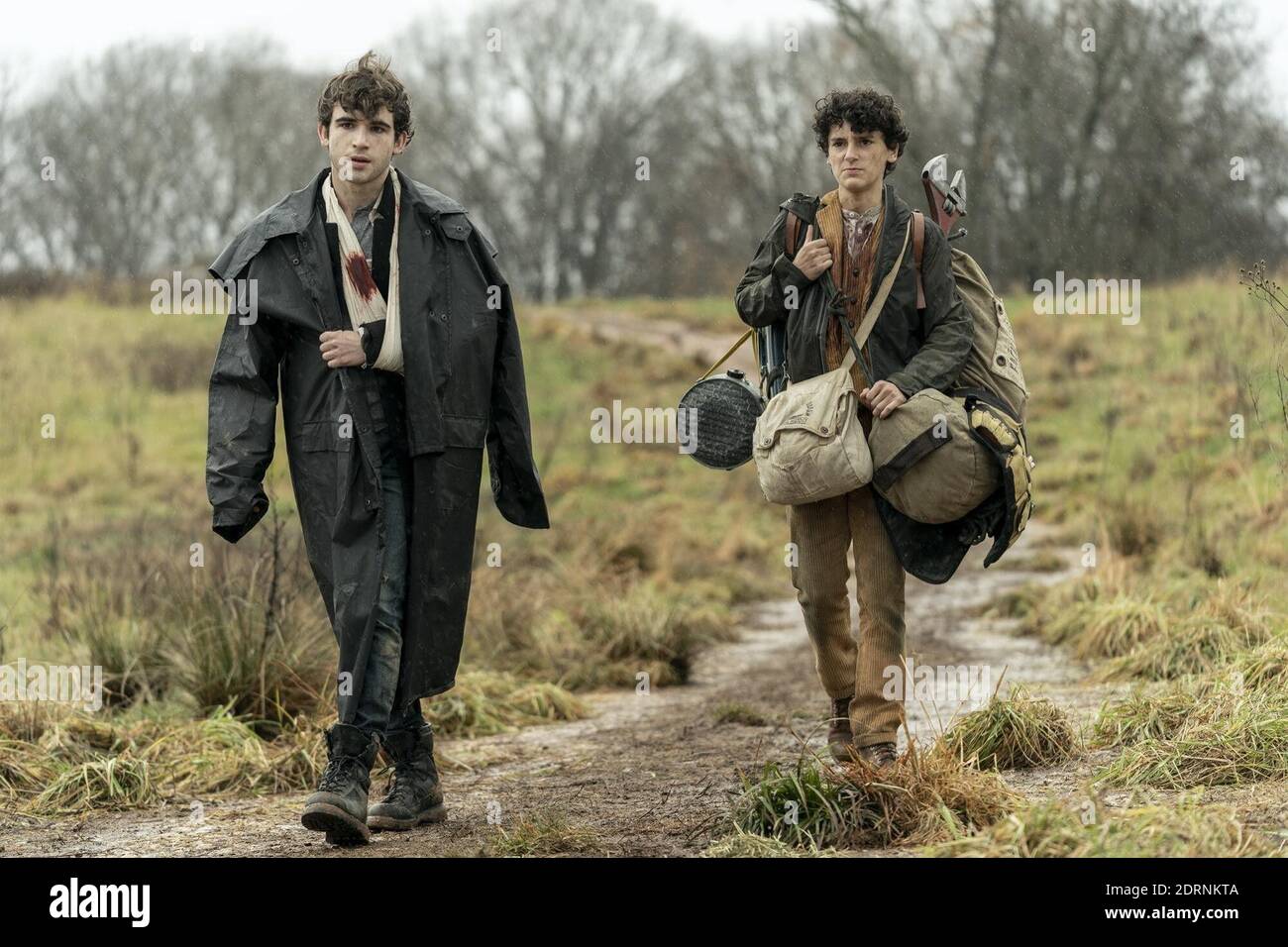 Ted Sutherland And Nicolas Cantu In The Walking Dead World Beyond Directed By Scott M Gimple And Matthew Negrete Credit Amc Idiot Box Circle Of Confusion Skybound Ent Album Stock Photo Alamy