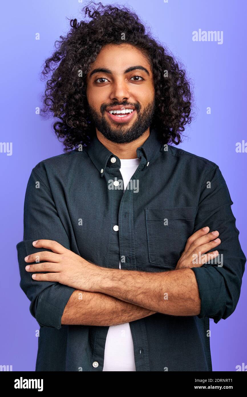 Arab male curly hair hi-res stock photography and images - Alamy