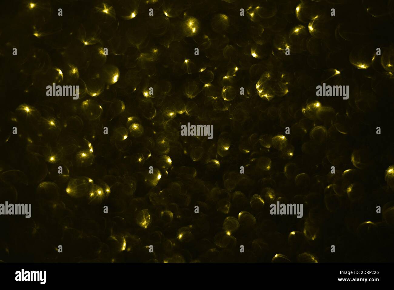 Yellow bokeh blurred abstract background.. Space for your text. Stock Photo