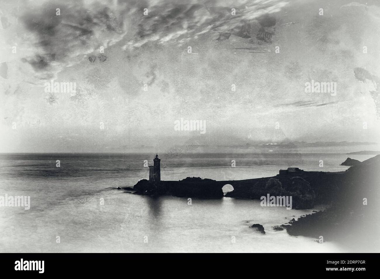 petit minou lighthouse III, brittany Stock Photo