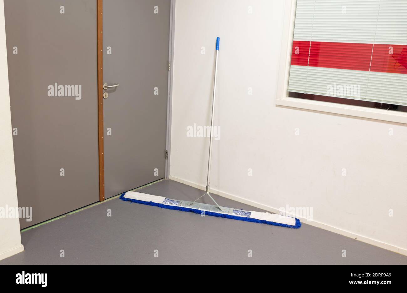 Large mop used for a school gym, cleaning the floor Stock Photo Alamy