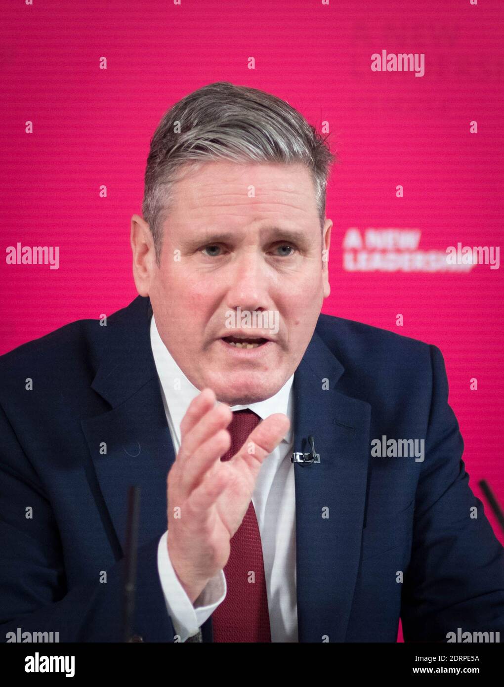 Labour Leader Sir Keir Starmer Delivers A Virtual Speech On Scotland Devolution And The United 