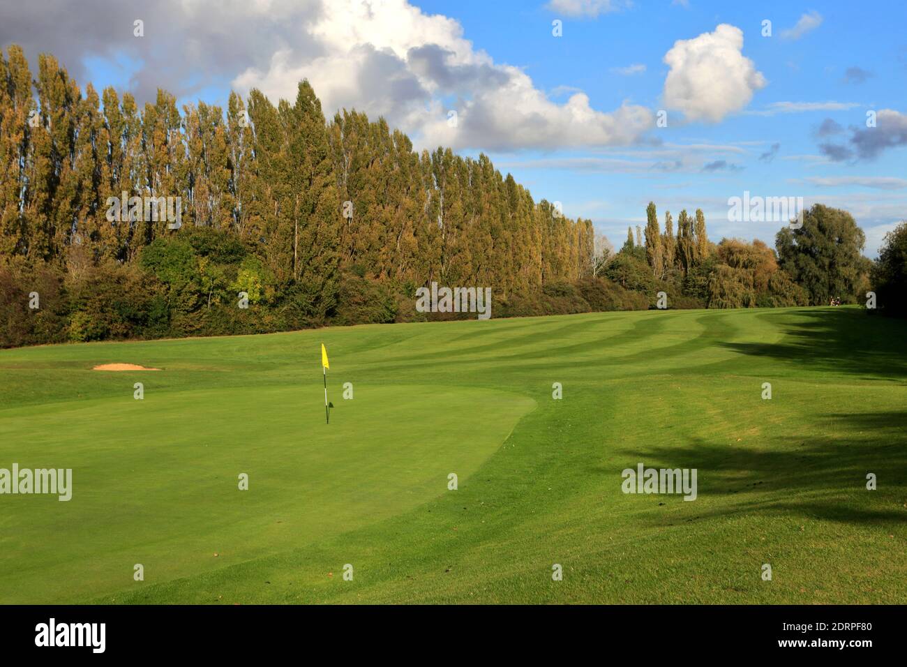 View of hole 8 at Orton Meadows golf course, Ferry Meadows country park