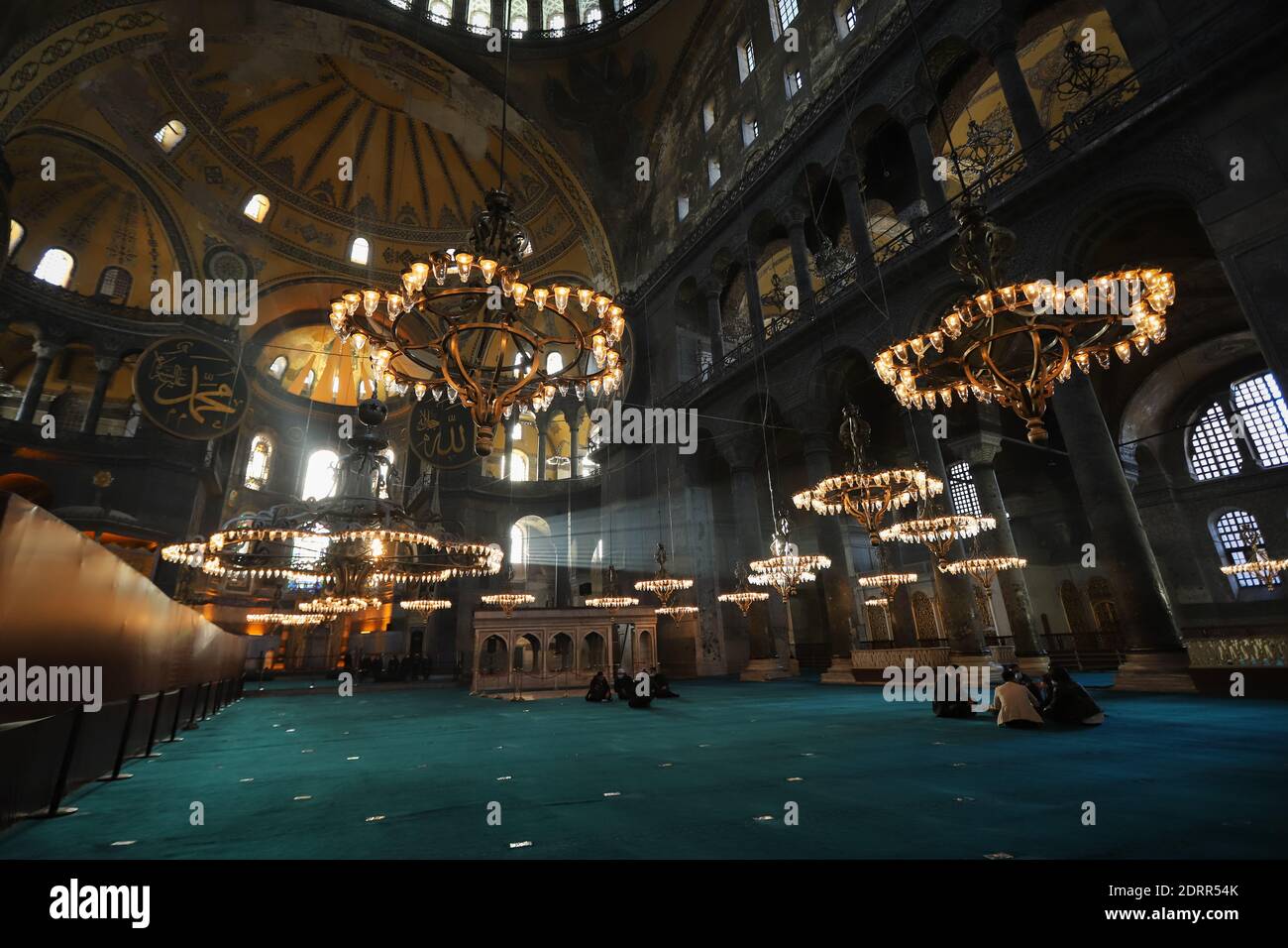 Hagia Sophia Mosque in Sultanahmet, Istanbul City, Turkey Stock Photo ...