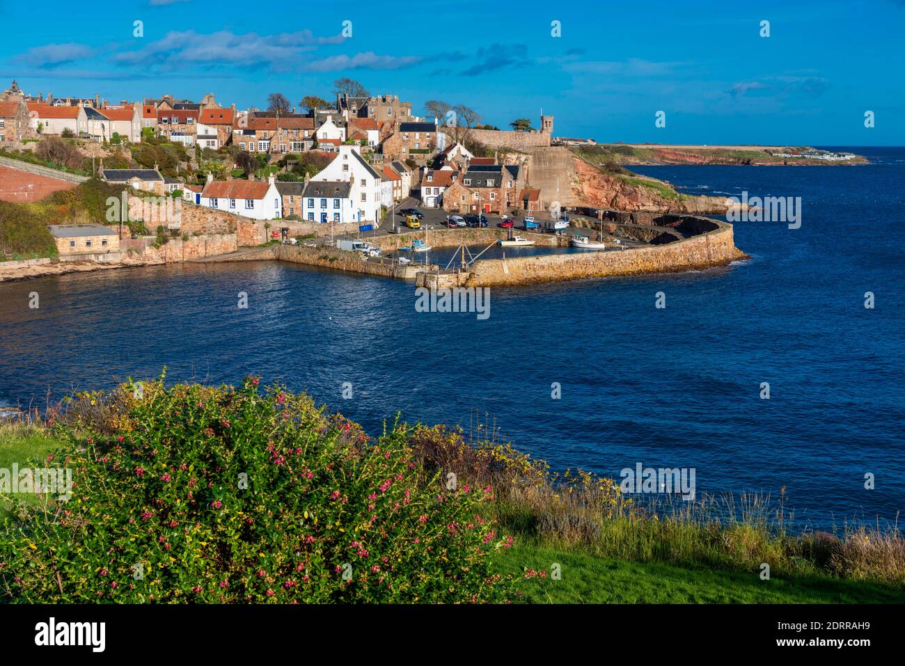 This is the coastal village of Crail located in the county of Fife, Scotland, UK Stock Photo