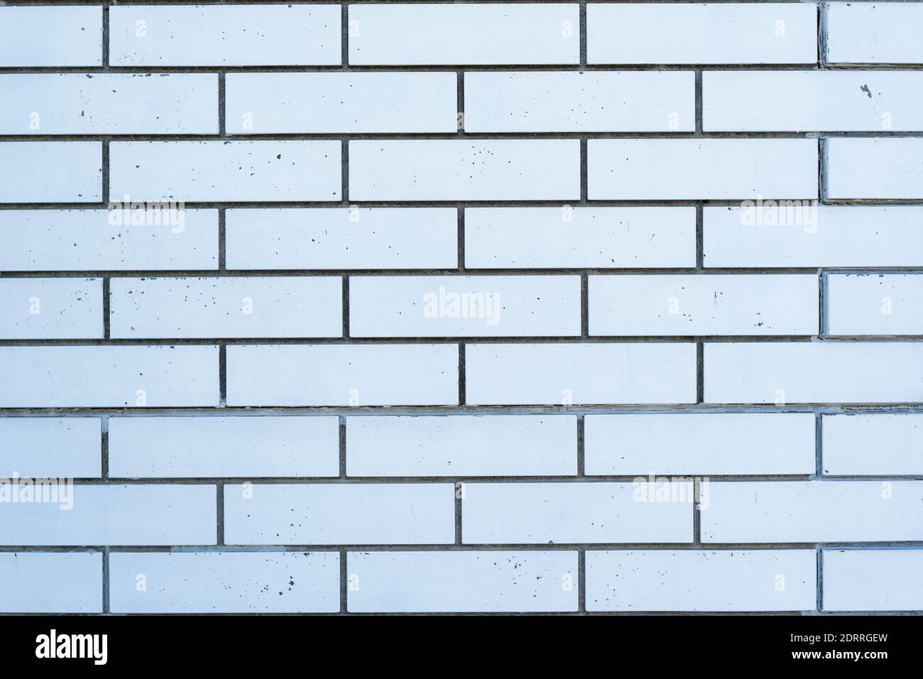 White brick wall. Modern masonry. Silicate bricks. Stock Photo
