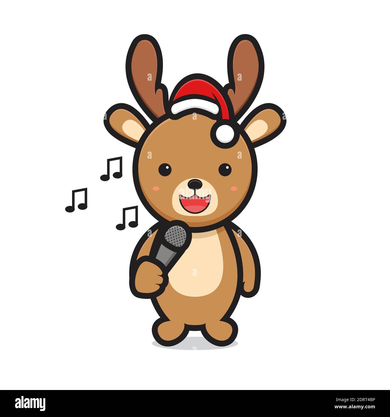 Singing reindeer Cut Out Stock Images & Pictures Alamy