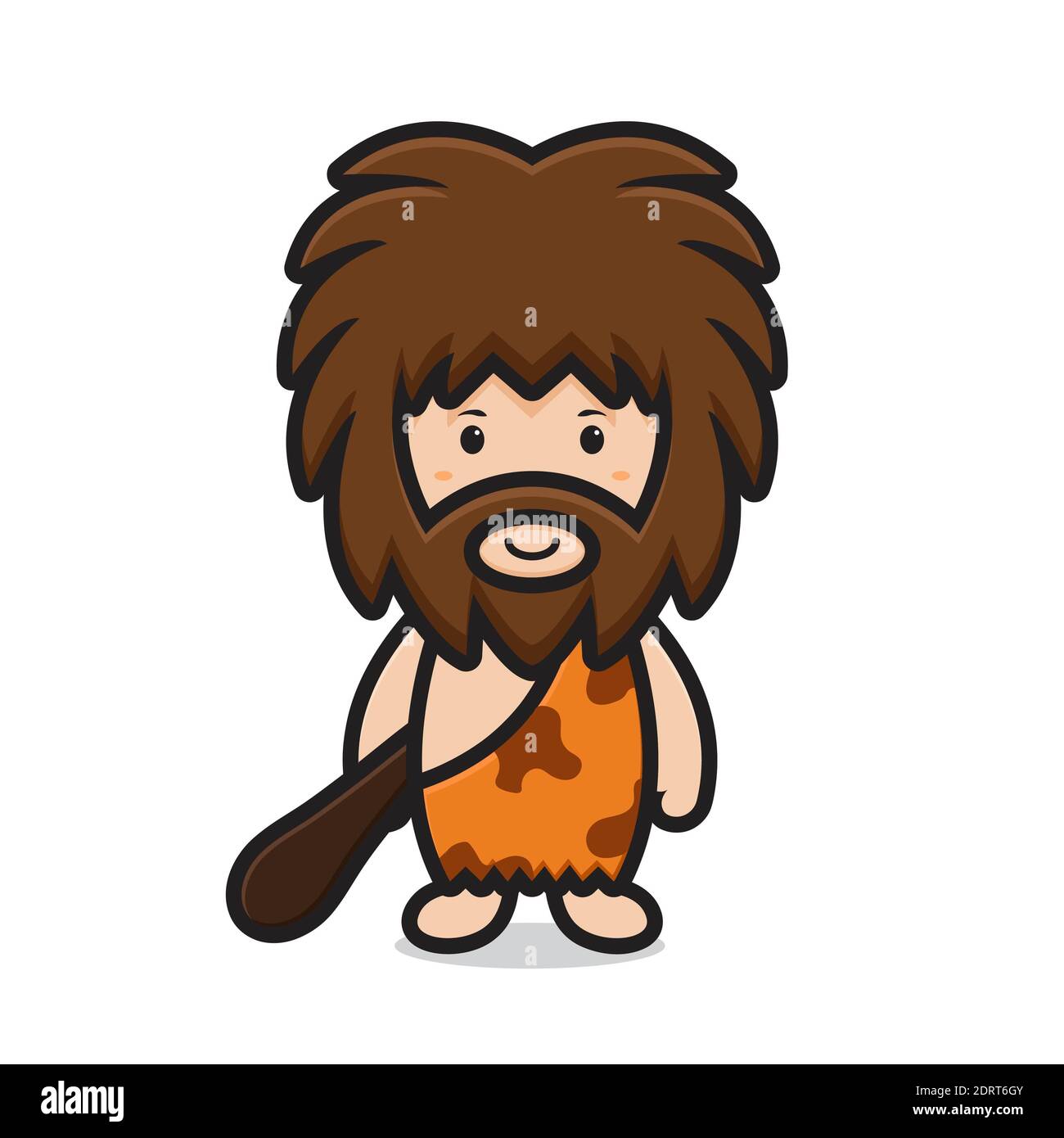 Stone age man cartoon character hi-res stock photography and images - Alamy