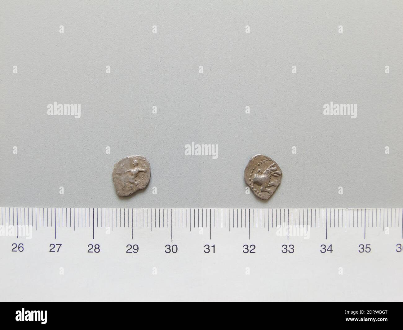 Mint: Cilicia, Obol from Cilicia, 400–325 B.C., Silver, .49 g, 11:00, 9.9 mm, Made in Uncertain, Cilicia, Greek, 4th century B.C., Numismatics Stock Photo