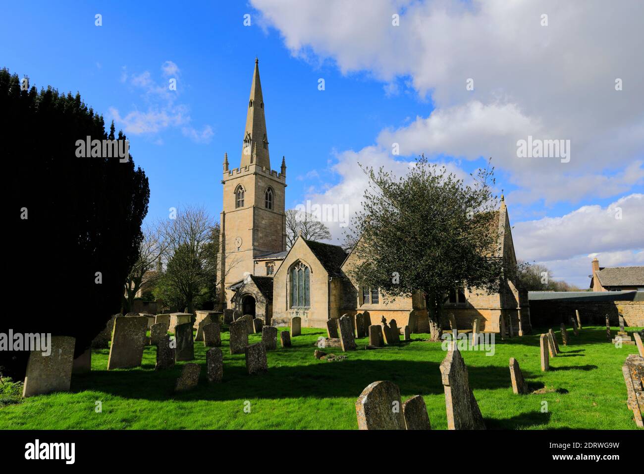 Summer, St Marys church, Edith Weston village Rutland County, England