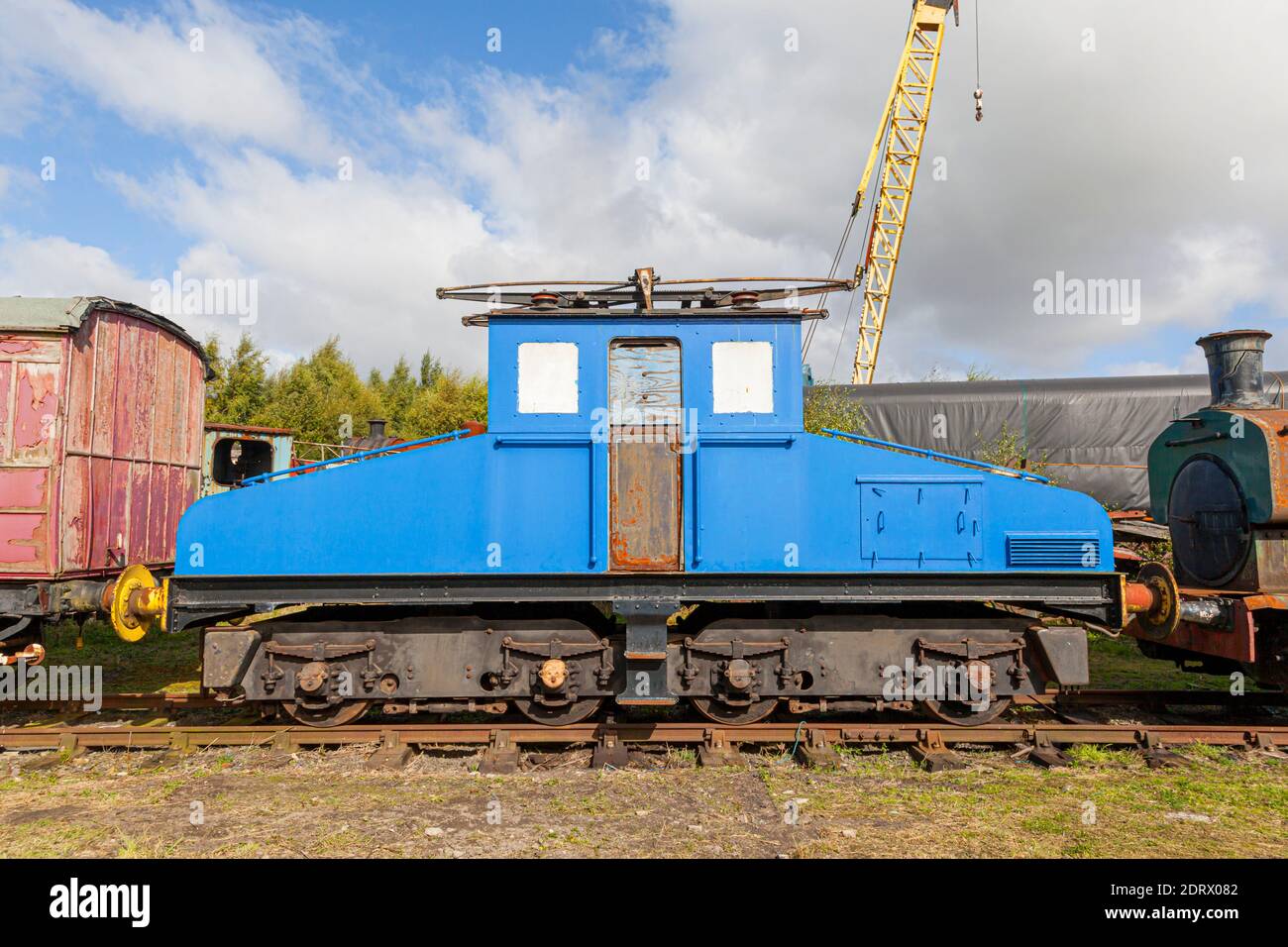 A 1944 BOBO electric freight at Tanfield Railway Museum