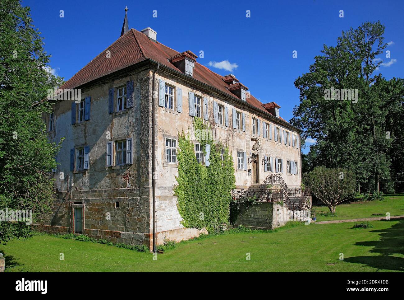 Buttenheim Castle, Bamberg County, Upper Franconia, Bavaria, Germany  /  Schloß Buttenheim, Landkreis Bamberg, Oberfranken, Bayern, Deutschland Stock Photo