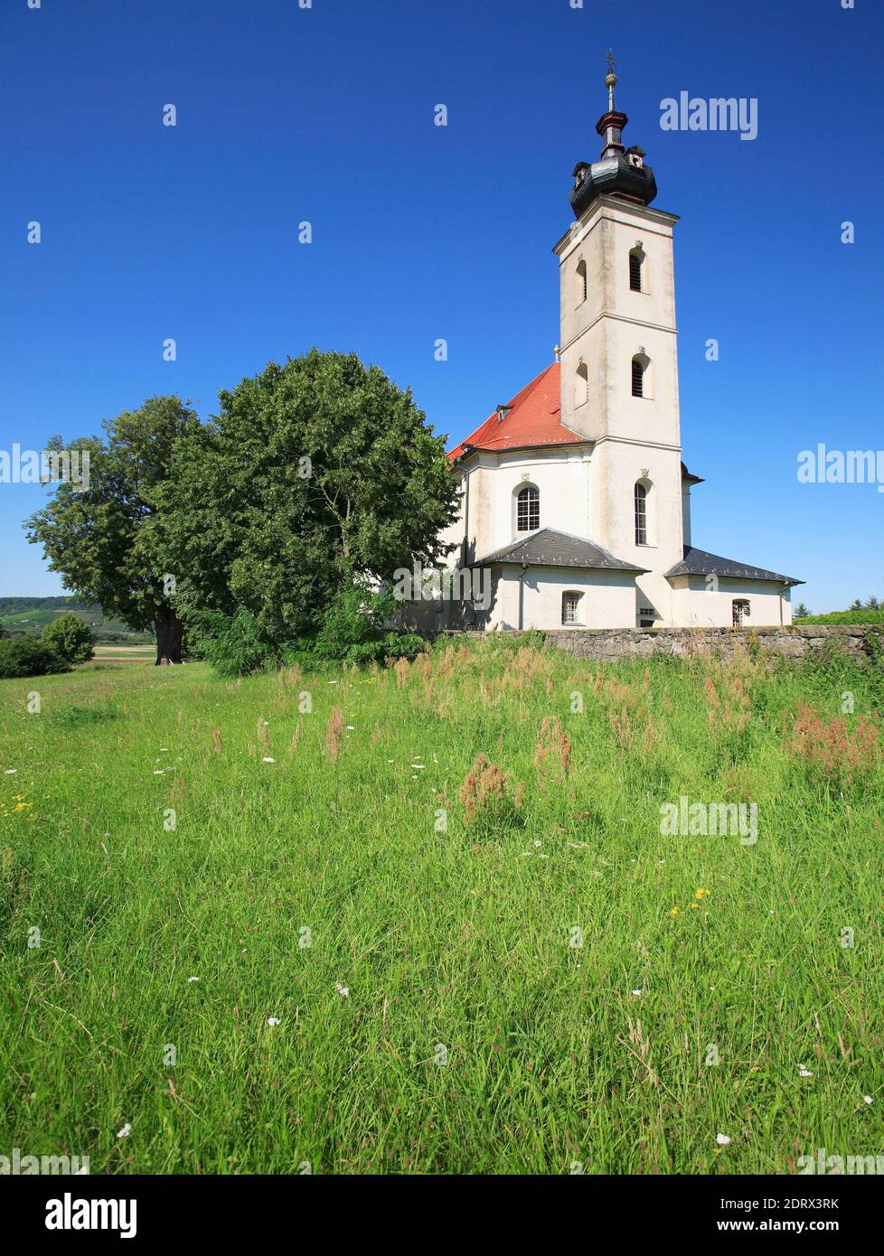 Pilgrimage church Maria Limbach near Eltmann, Steigerwald, district Bamberg, Upper Franconia, Bavaria, Germany  /  Wallfahrtskirche Maria Limbach bei Stock Photo