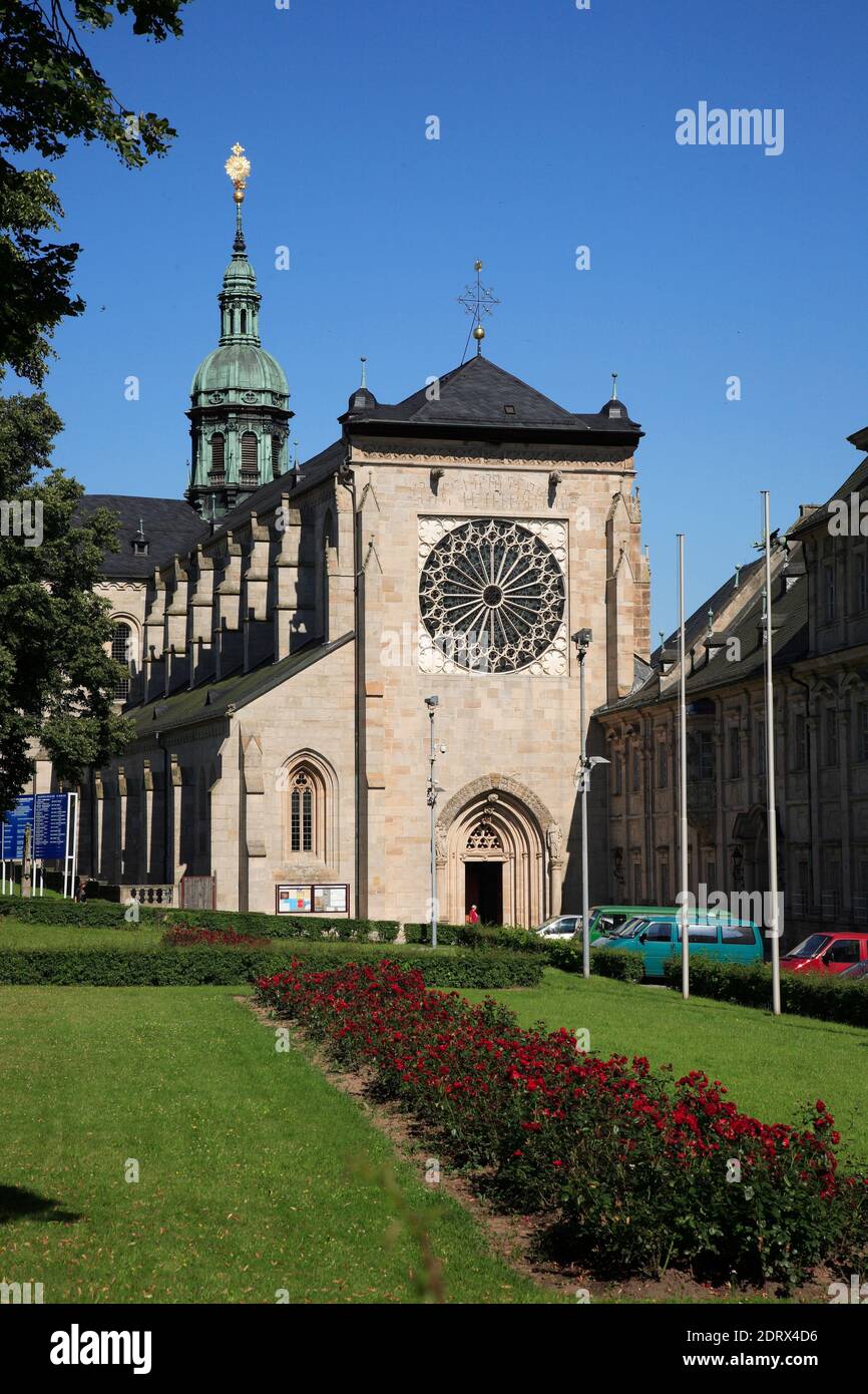 Cistercian Abbey Monastery, Ebrach, Bamberg County, Upper Franconia, Bavaria, Germany  /  Zisterzienserabtei Kloster, Ebrach, Landkreis Bamberg, Oberf Stock Photo