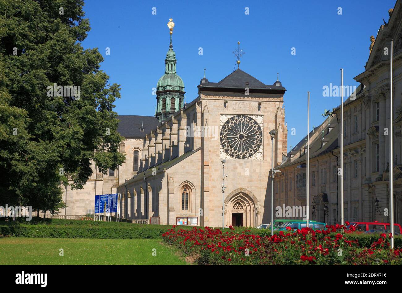 Cistercian Abbey Monastery, Ebrach, Bamberg County, Upper Franconia, Bavaria, Germany  /  Zisterzienserabtei Kloster, Ebrach, Landkreis Bamberg, Oberf Stock Photo