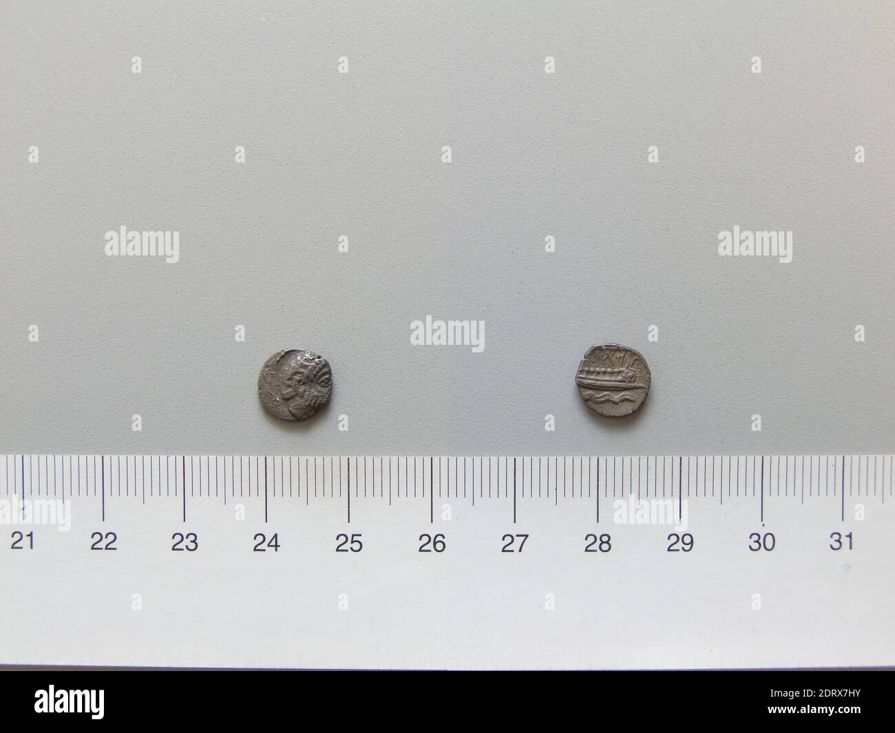 Mint: Aradus, Obol from Aradus, 400–350 B.C., Silver, 0.68 g, 11:00, 9.4 mm, Made in Aradus, Phoenicia, Greek, 4th century B.C., Numismatics Stock Photo