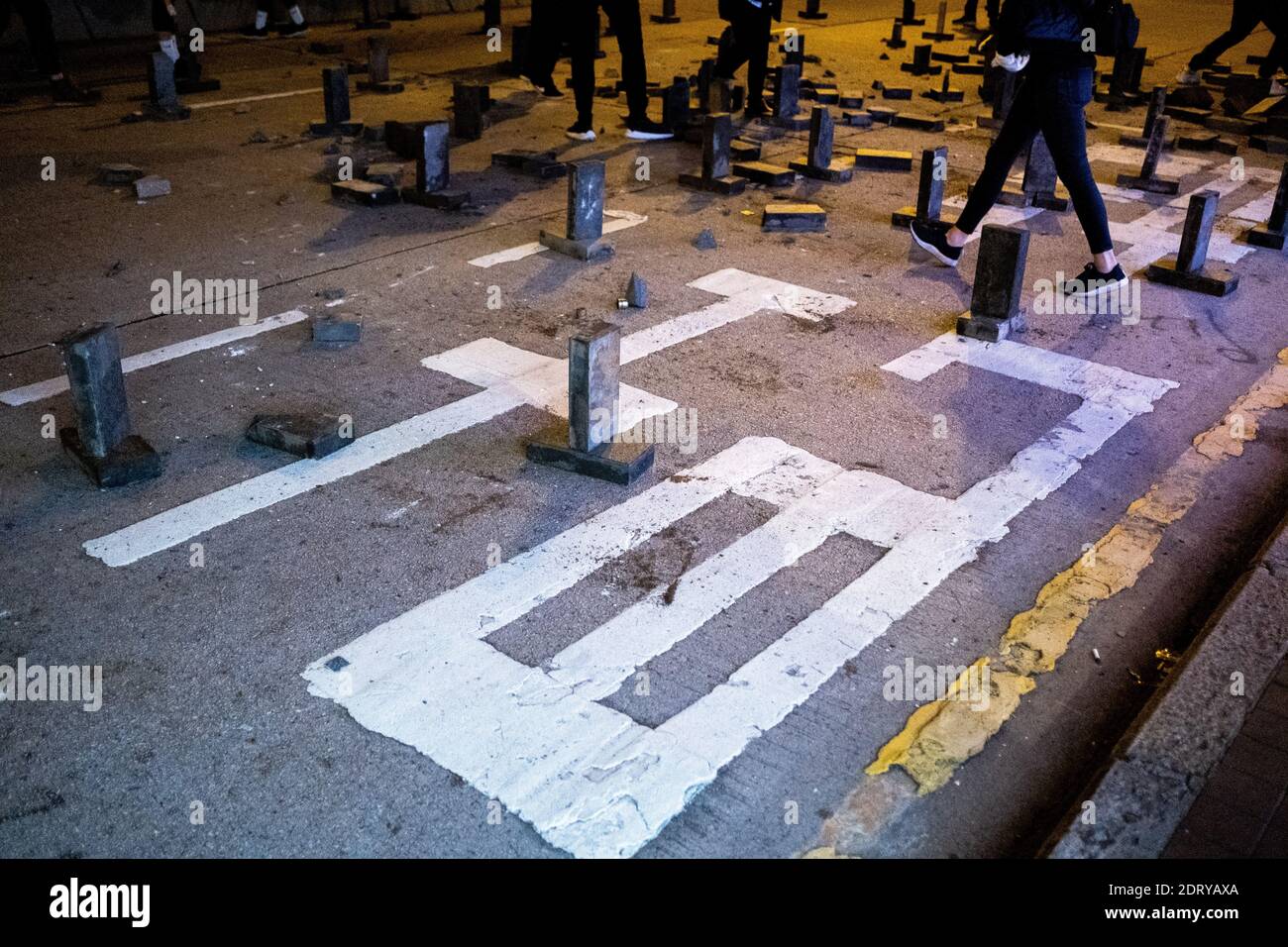 Christmas Eve of the prodemocracy movement in Hong Kong. Reveillon de