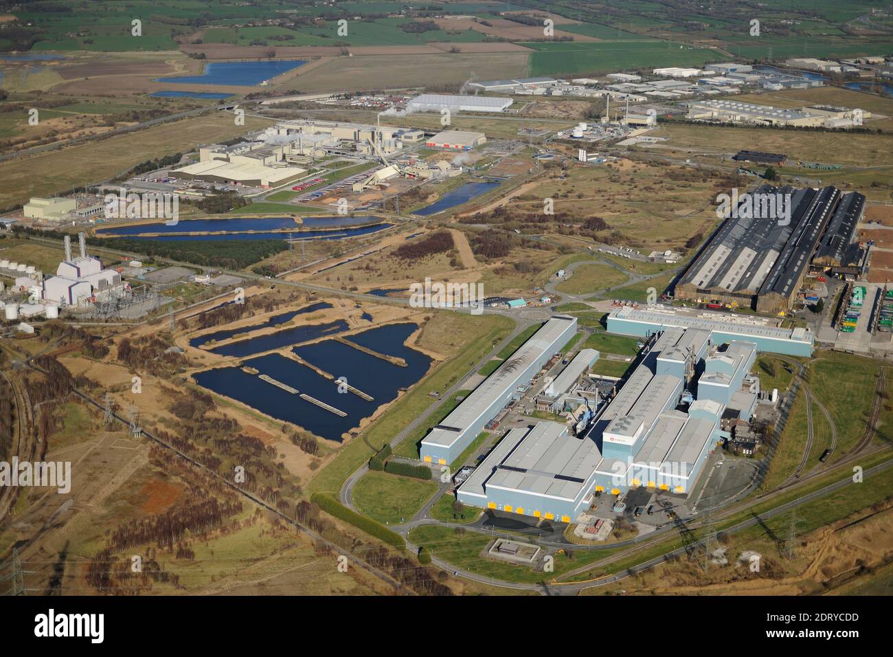 IJMUIDEN - A drone photo of the Tata Steel IJmuiden steel factory. ANP  JEFFREY GROENEWEG netherlands out - belgium out Stock Photo - Alamy