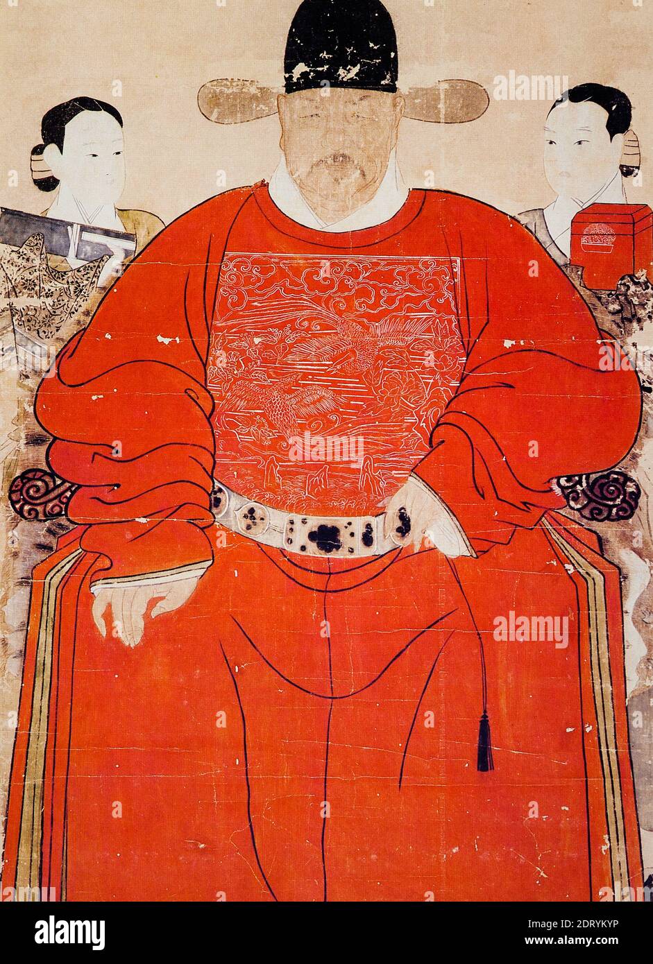 Korean painting, portrait of tattoos, Japan, private collection, 16th17th century, author