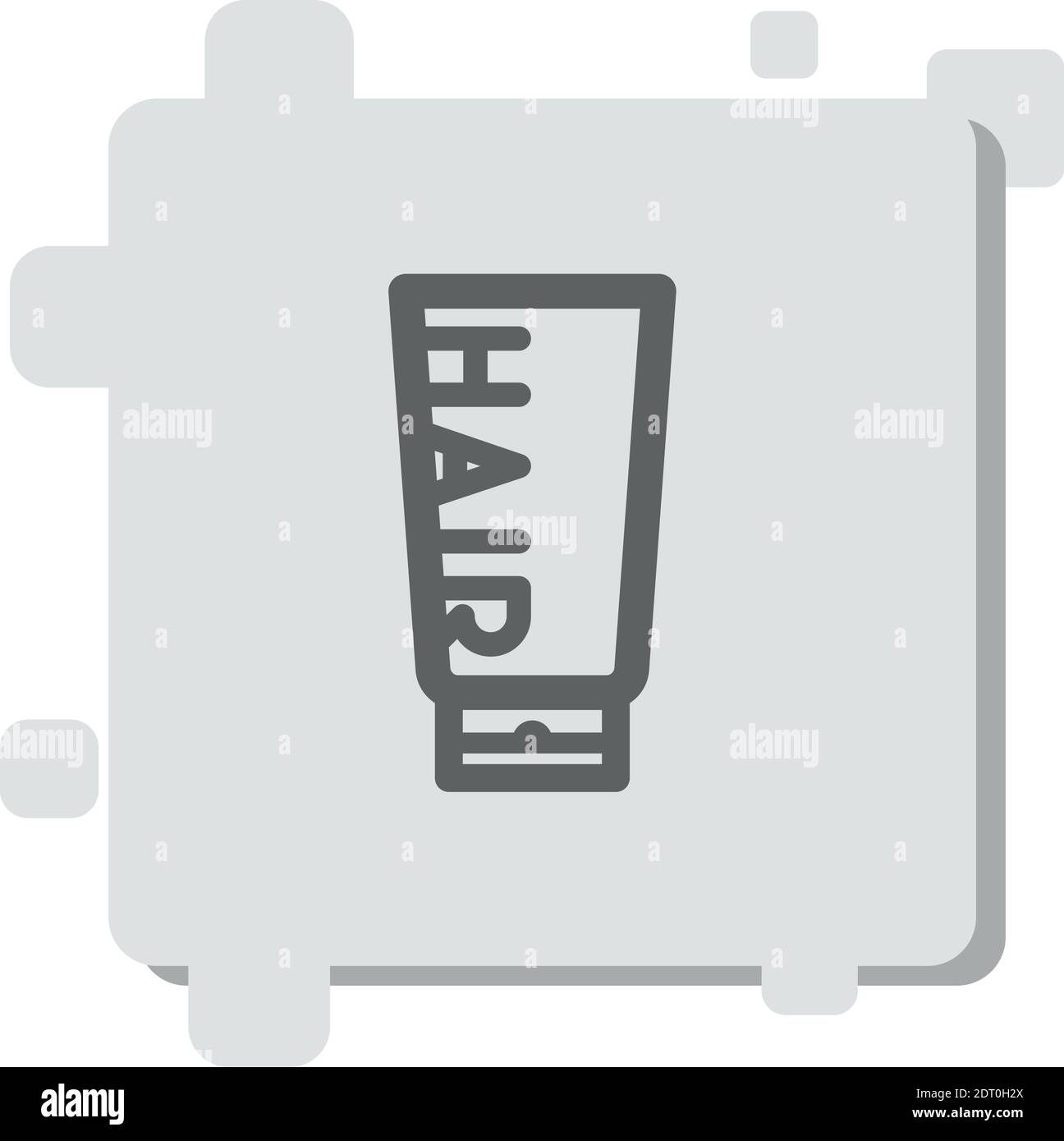 hair softener vector icon modern simple vector illustration Stock Vector