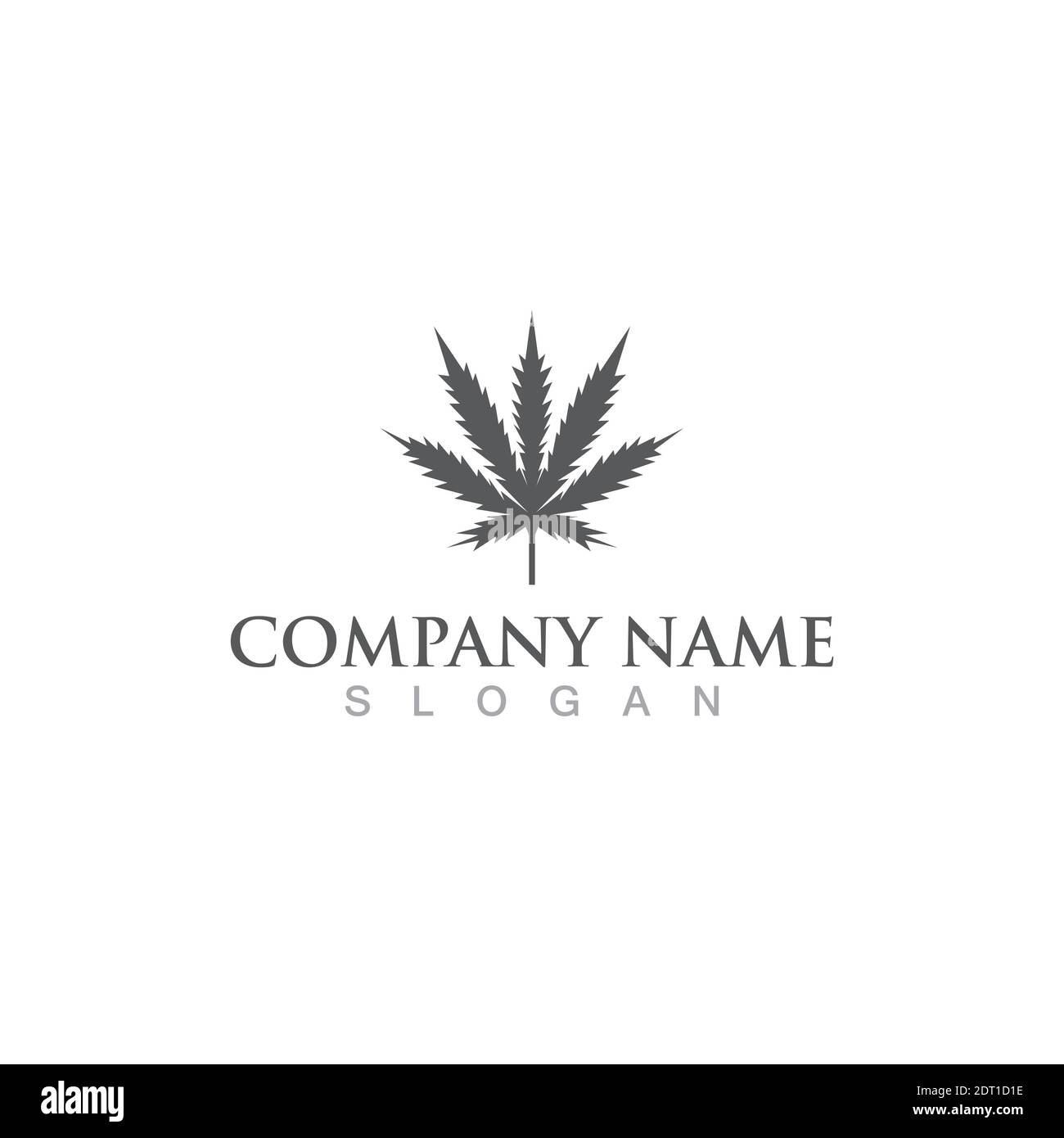 leaf cannabis logo and symbol Stock Vector Image & Art - Alamy