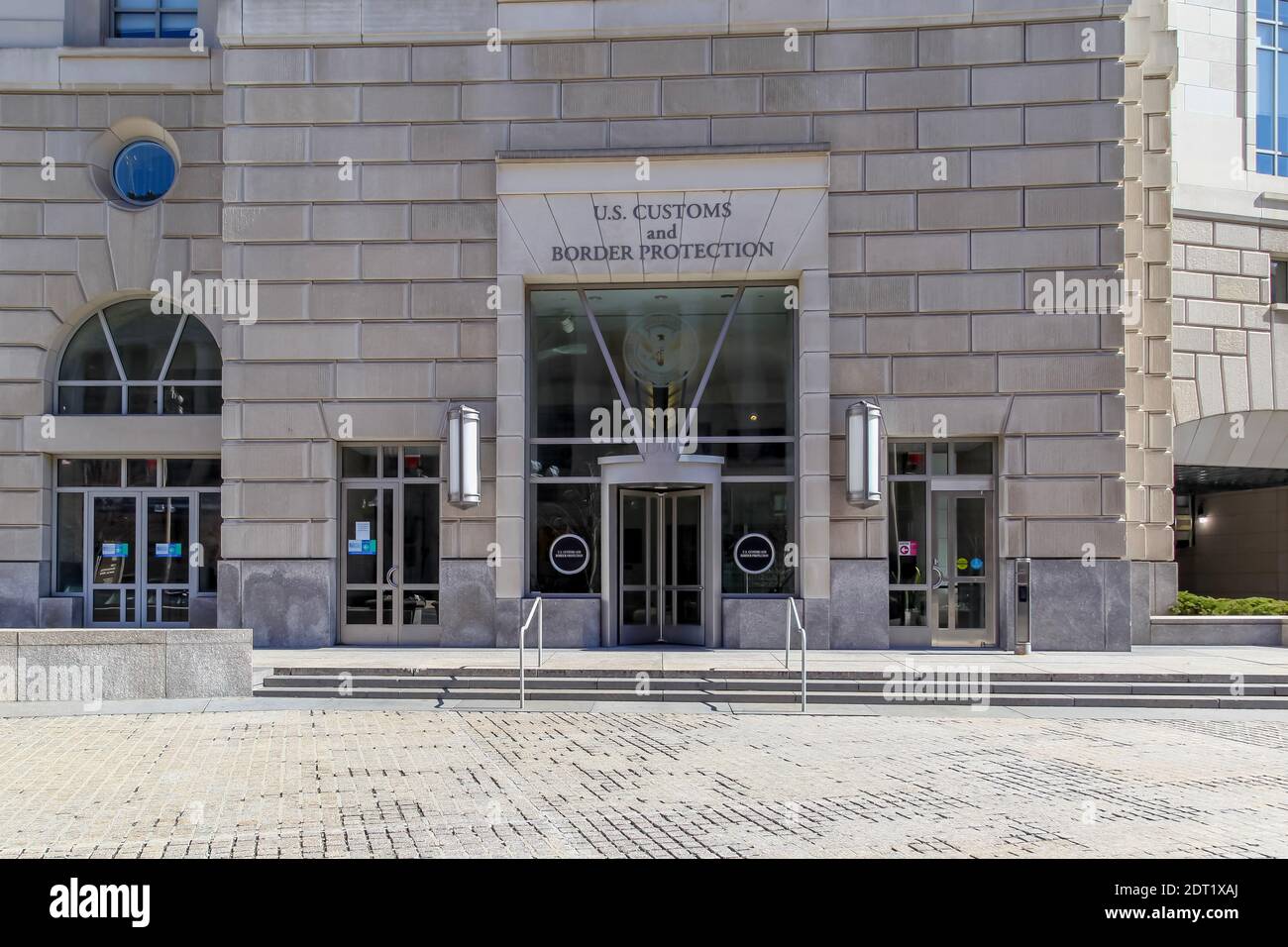 U.S. Customs and Border Protection building in Washington D.C., USA Stock Photo