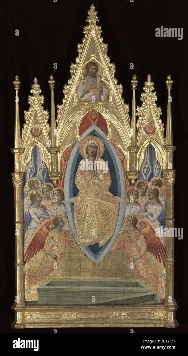 Artist: Luca di Tommè, Italian,active Siena, 1355–89, The Assumption of the Virgin, Tempera on panel, 121.6 × 62.2 cm (47 7/8 × 24 1/2 in.), Made in Siena, Italy, Italian, Siena, 14th century, Paintings Stock Photo
