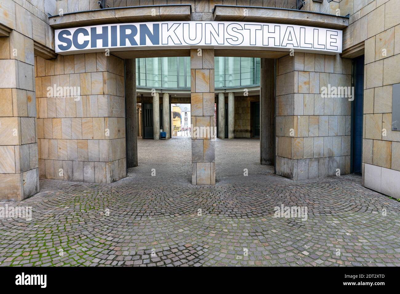 Frankfurt, Germany, November 2020 Schirn Kunsthalle, art gallery