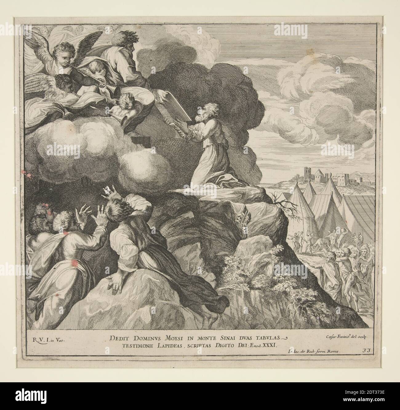 Paper Dominus Engraver: Caesare Fantetti, Italian, 1650–1700, After: Raphael, Italian ...