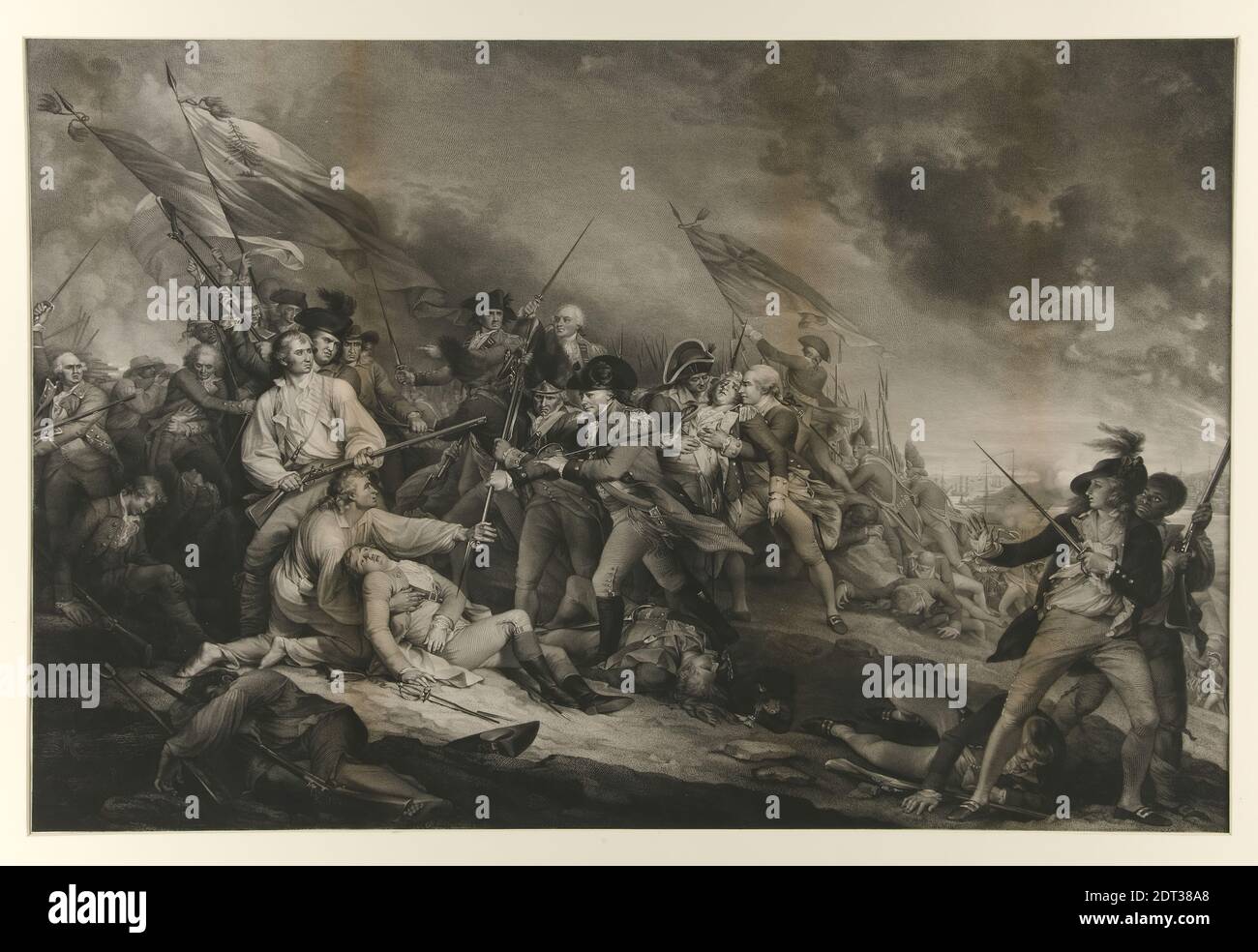 Artist Johann Georg Nordheim German 1804 1853 After John Trumbull American 1756 1843 The Battle At