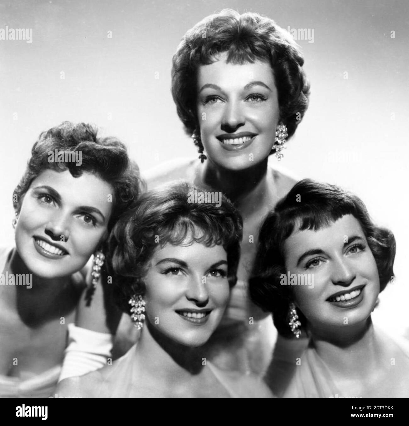 THE  CHORDETTES Promotional photo of American vocal quartet Stock Photo