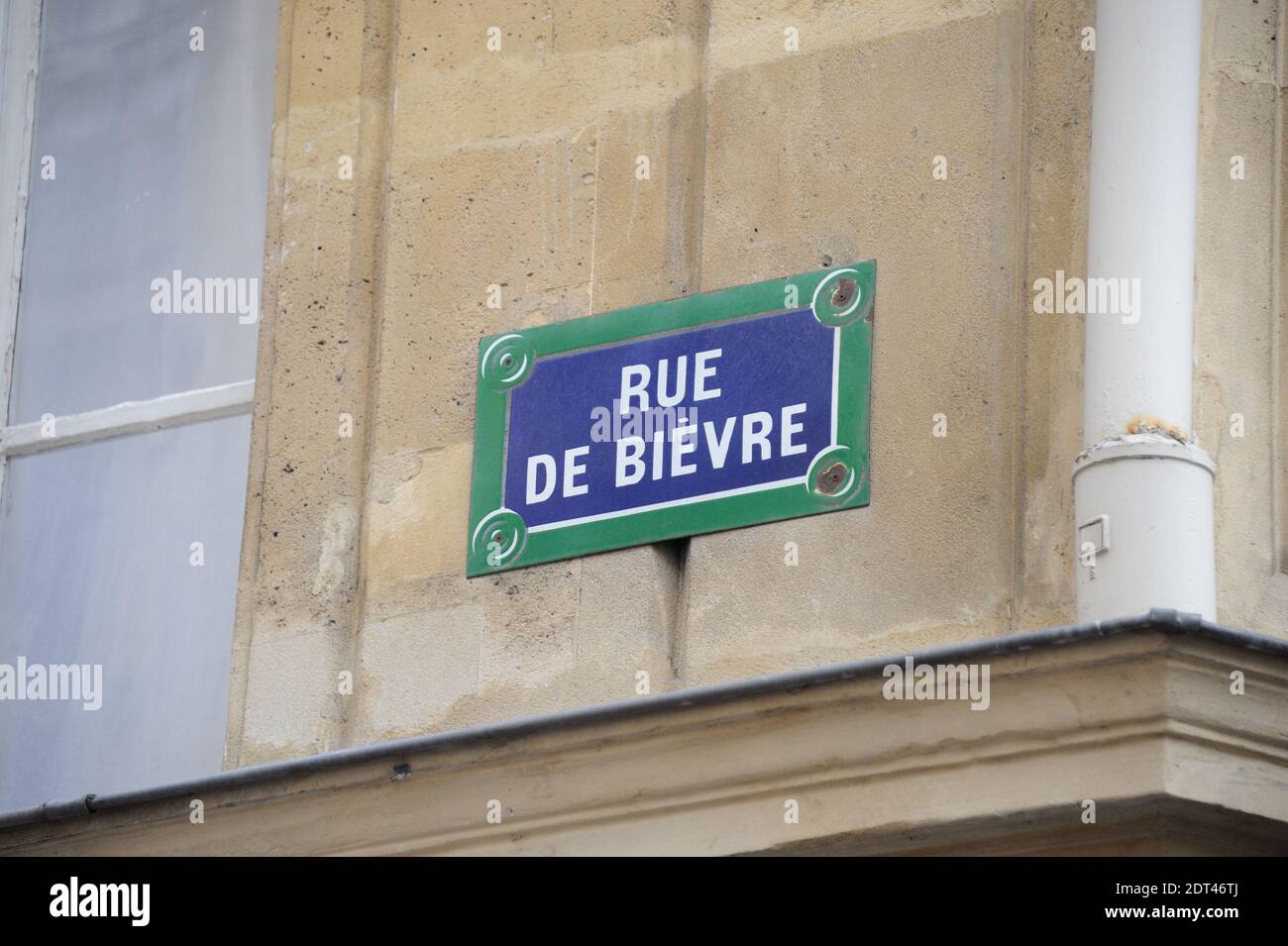 Rue de Bievre, the private residence of France's president Francois ...