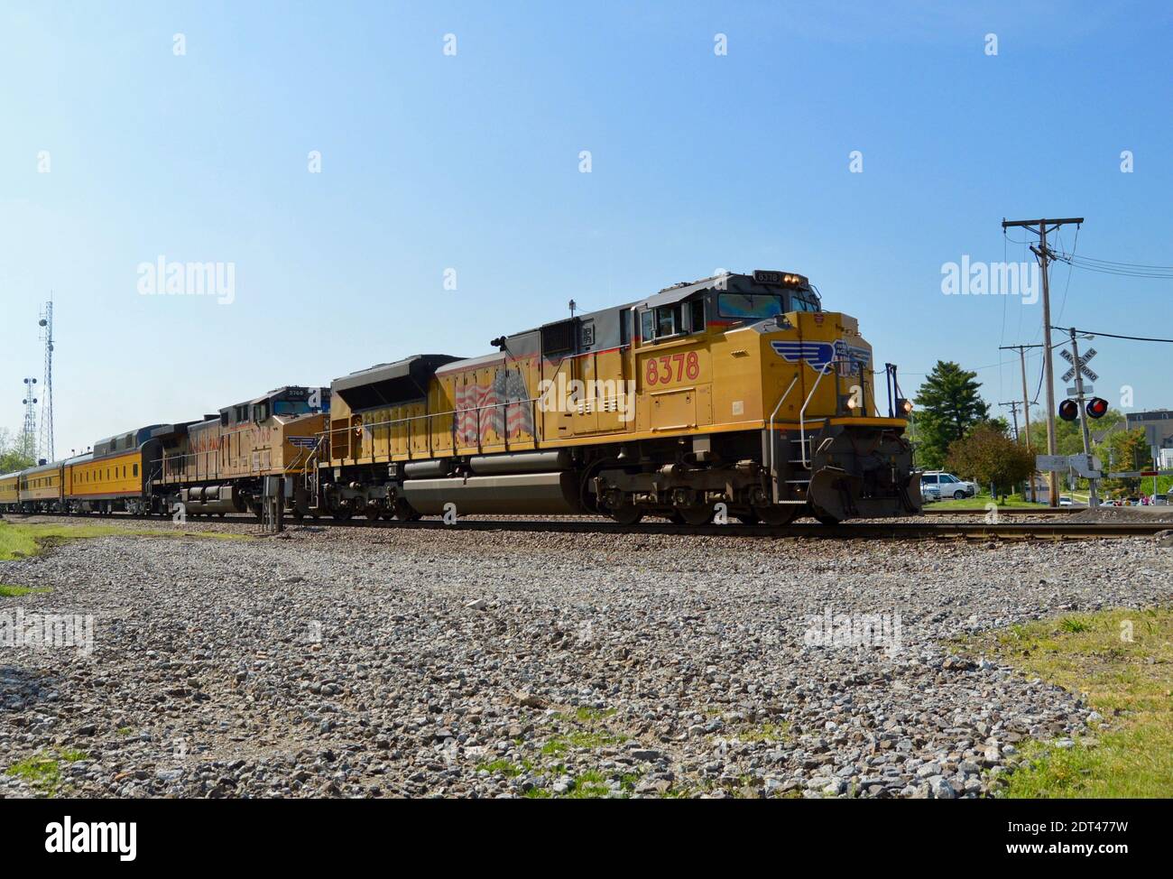 Union Pacific business special in Kirkwood, Missouri Stock Photo Alamy