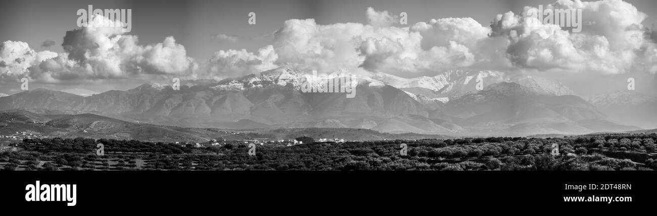 Scenic panoramic view high Black and White Stock Photos & Images - Alamy