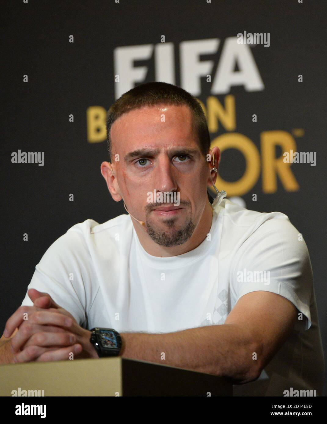 Messi Vs Ribery FIFA Golden Ball 2013's Press Conference of Cristiano Ronaldo, Messi ...