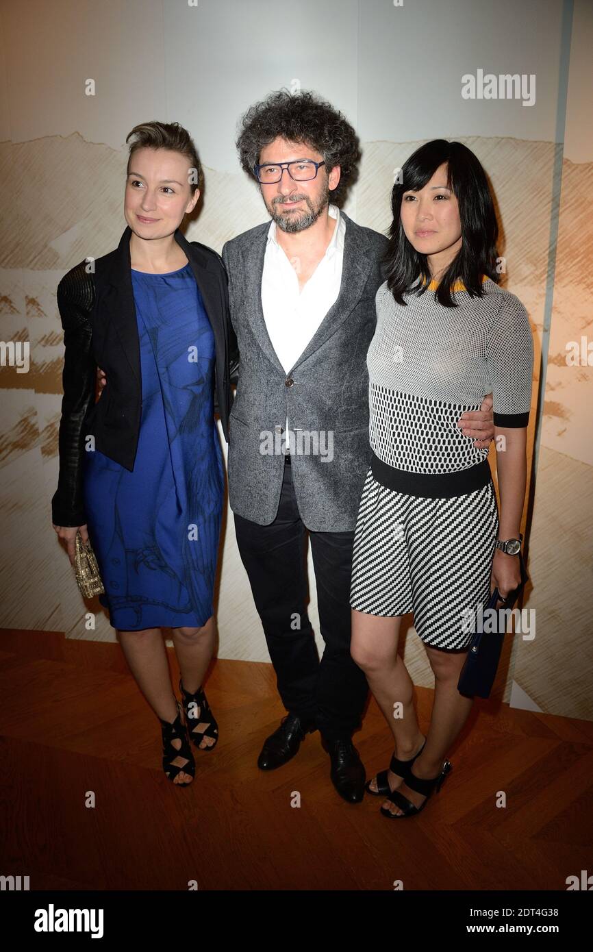 Anamaria Marinca, Radu Mihaileanu and Linh-Dan Pham attending the 'Cesar 2014 Revelations' cocktail party held at Salons Chaumet in Paris, France on January 13, 2014. Photo by Nicolas Briquet/ABACAPRESS.COM Stock Photo