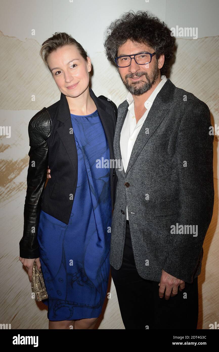 Anamaria Marinca and Radu Mihaileanu attending the 'Cesar 2014 Revelations' cocktail party held at Salons Chaumet in Paris, France on January 13, 2014. Photo by Nicolas Briquet/ABACAPRESS.COM Stock Photo