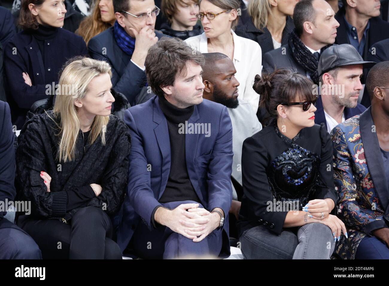 Delphine Arnault attending the Louis Vuitton Womenswear Spring/Summer 2021  show as part of Paris Fashion Week in Paris, France on October 6, 2020.  Photo by Denis Guignebourg/ABACAPRESS.COM Stock Photo - Alamy