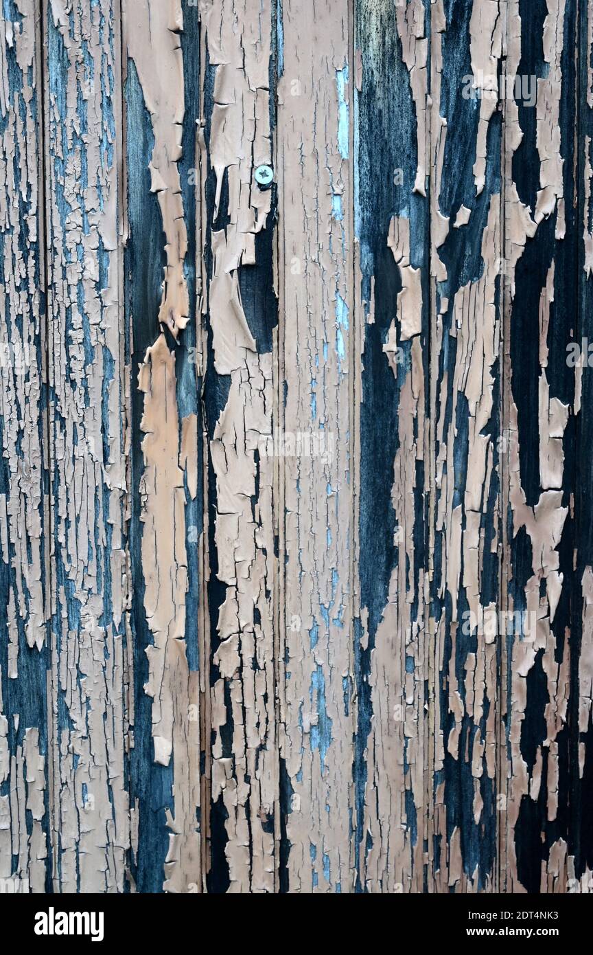 Old wooden texture with peeling paint. Background Stock Photo - Alamy