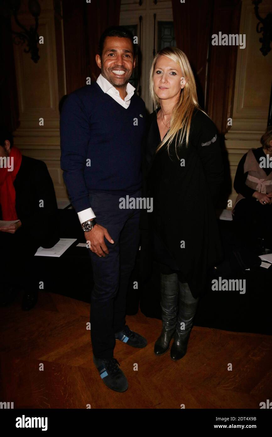 Sonny Anderson and his wife at Billtornade collection presentation, as