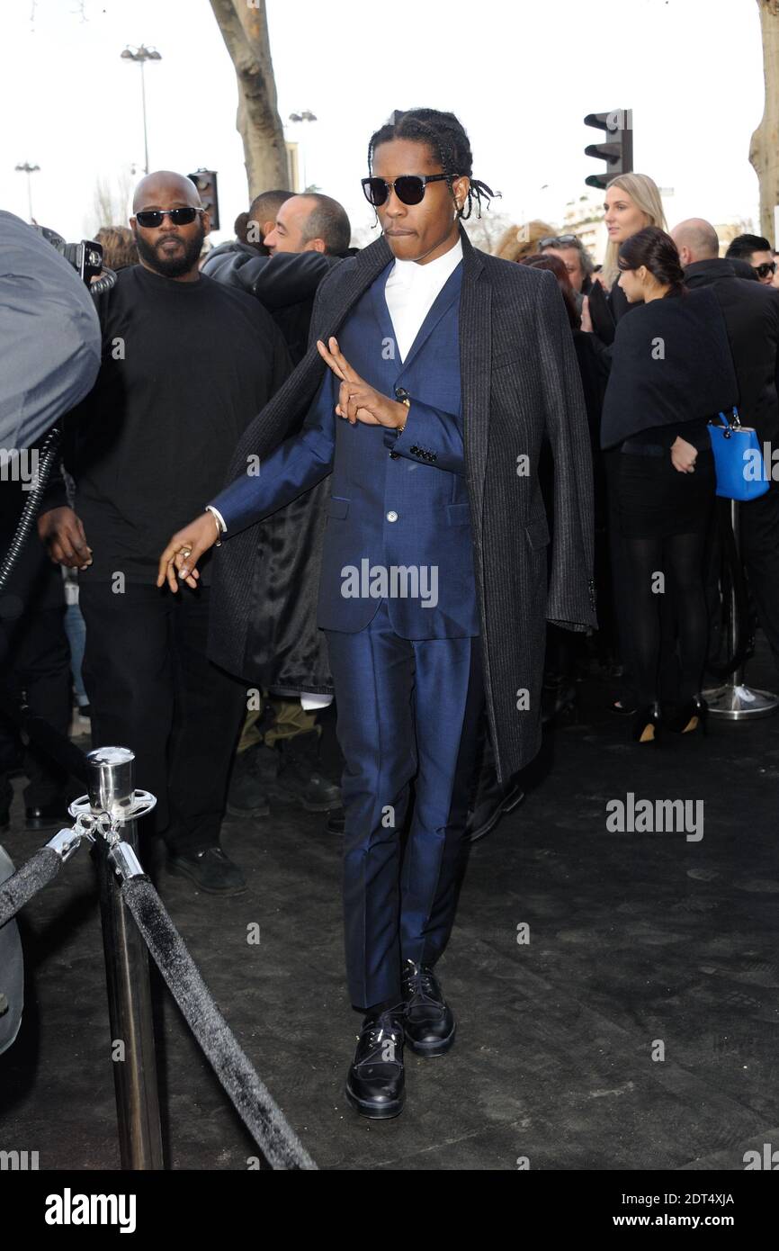 ASAP Rocky attending Dior's Fall-Winter 2014/2015 men's collection  presentation held at Tennis Club in Paris, France, on January 18, 2014.  Photo by Alban Wyters/ABACAPRESS.COM Stock Photo - Alamy