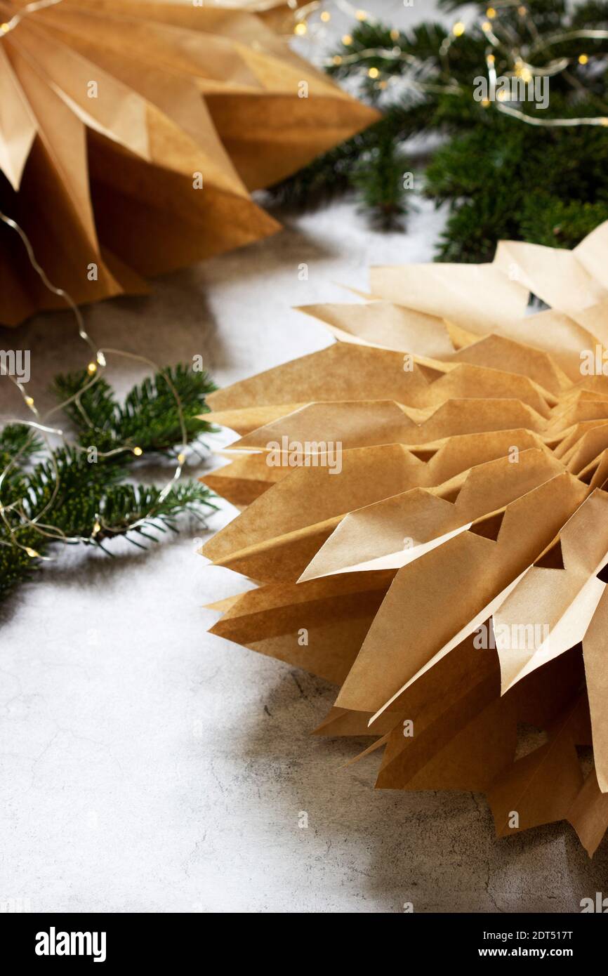 brown paper bolsa christmas crafts
