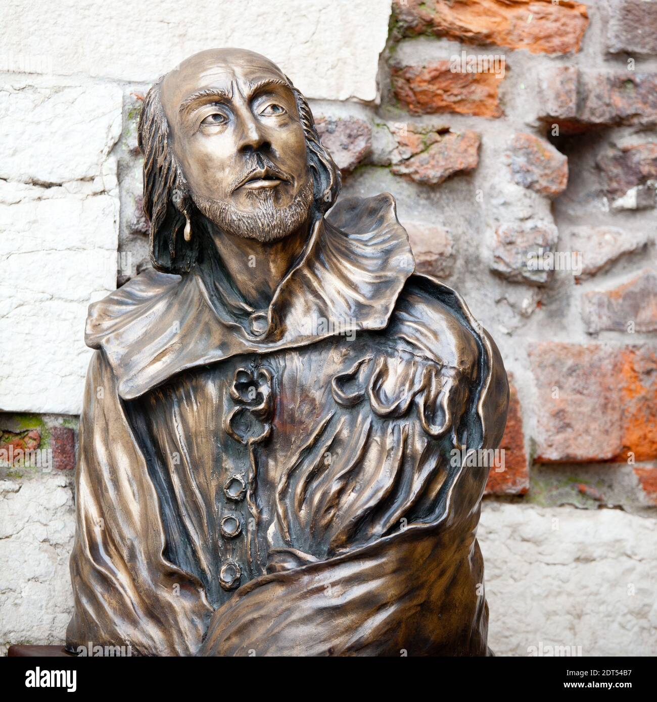 William Shakespeare statue in Verona, Italy Stock Photo